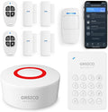 Wireless Alarm System 9 Piece Kit, WiFi Alarm System by GRSICODirect