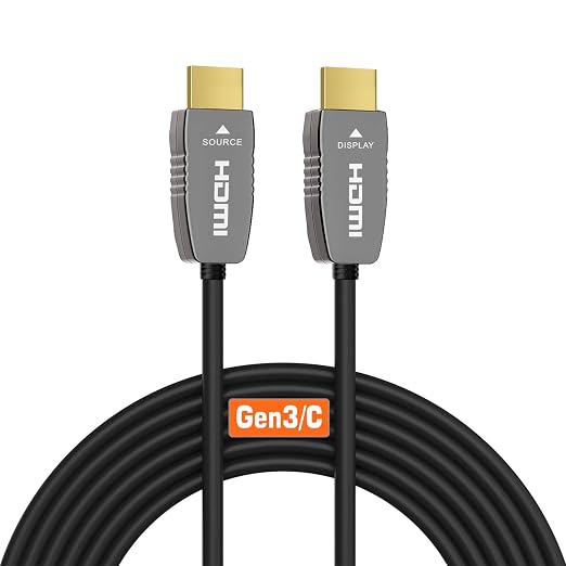 RUIPRO 8K HDMI Fiber Optic Cable CL2 Rated 200 Feet 48Gbps 8K60Hz 4K120Hz by RUIPRO-ProfessionalQualityVideoandAudioYouCanSeeandHear