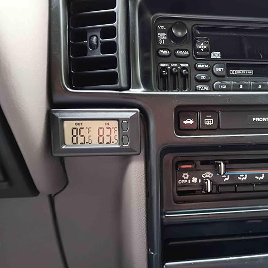 Smart Digital Car Thermometer for Interior & Exterior Use, Dual Display - Image 3
