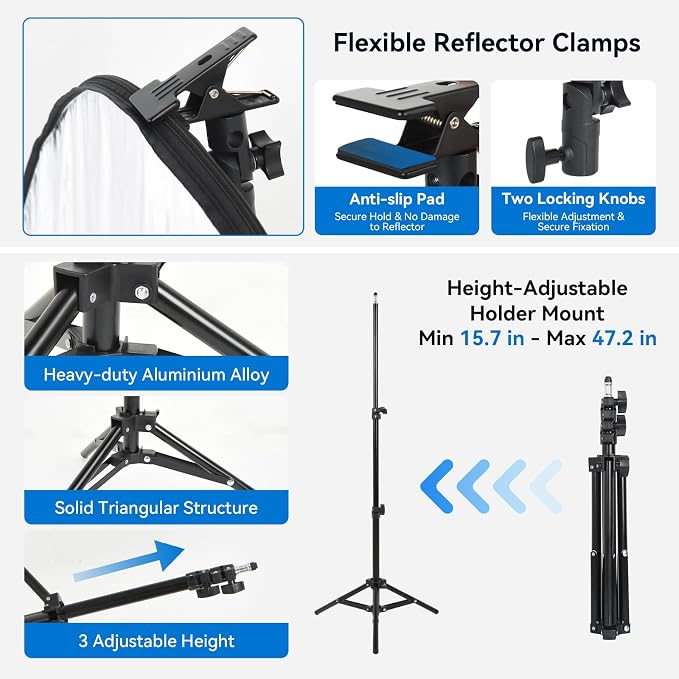 UTEBIT 43"/110cm Photography Reflector - Image 5