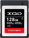 INDMEM XQD 128GB Memory Cards, 5X Tough MLC XQD Flash Memory Cards High Speed G by INDMEM