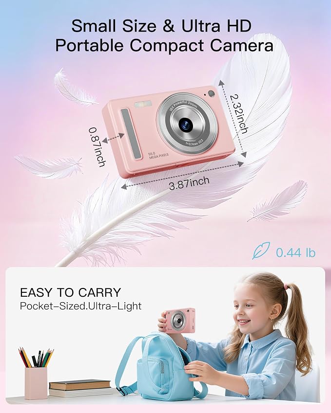 Digital Camera, FHD 1080P Point and Shoot Camera - Image 4