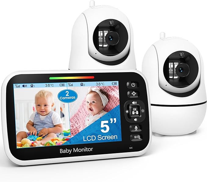 GoodBaby 5" Split Screen Baby Monitor by GoodBaby