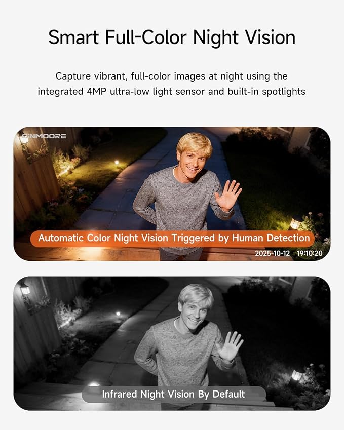 2.5K Security Camera Wireless Outdoor, 2.4G WiFi Battery Powered Indoor Camera - Image 6