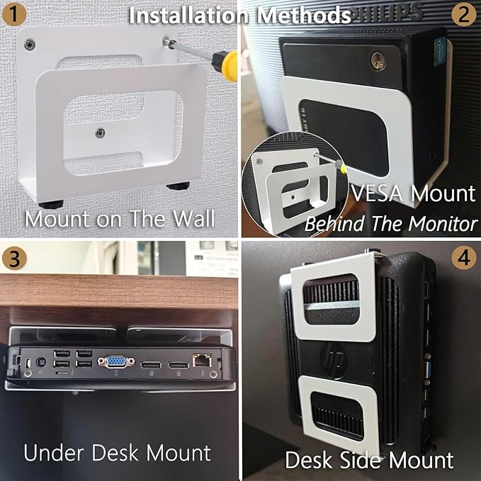 Adjustable Cable Box Mount Small Modem Wall Mount - Image 4