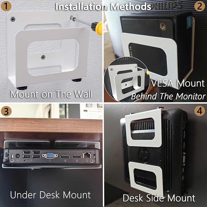 Cable Box Mount Adjustable Small Wall Mount Holder - Image 2