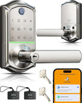 Veise VE019 Fingerprint Smart Lever Lock, App Control, Keyless Entry Door Lock by Veise