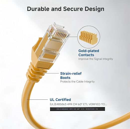Cable Matters 10Gbps Snagless Cat 6 Ethernet Cable - 25ft - Image 4