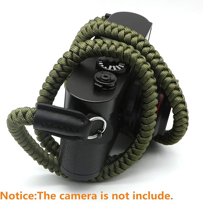 Paracord Woven Camera Neck Shoulder Strap Belt Hand Compatible - Image 5