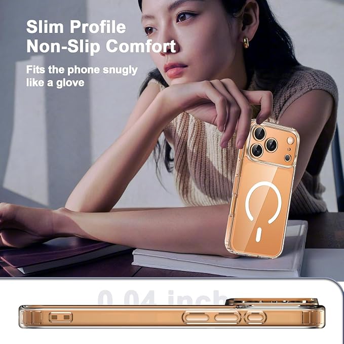 for iPhone 17 Pro Max Case Clear, Magnetic iPhone 17 ProMax Case - Image 3