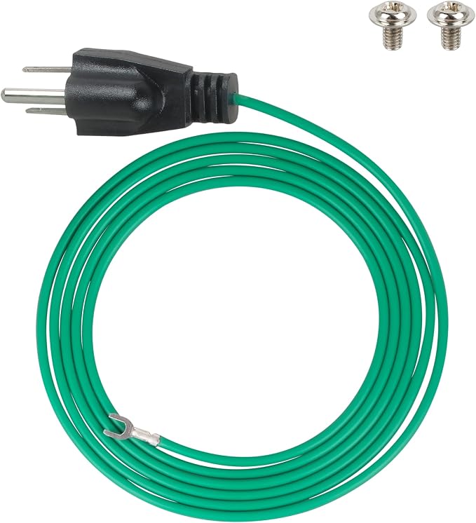 6.6 Ft Shielded Ethernet Patch Panel Bond & Ground Extension Wire Adapter by eaacaa