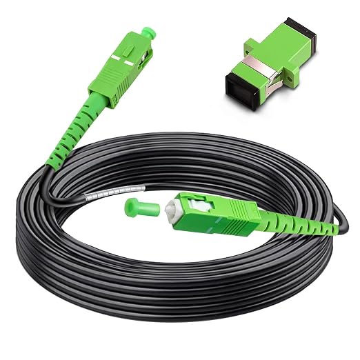 100 Meters Outdoor Armored SC/APC to SC/APC Fiber Optic Internet Cable by Bangun