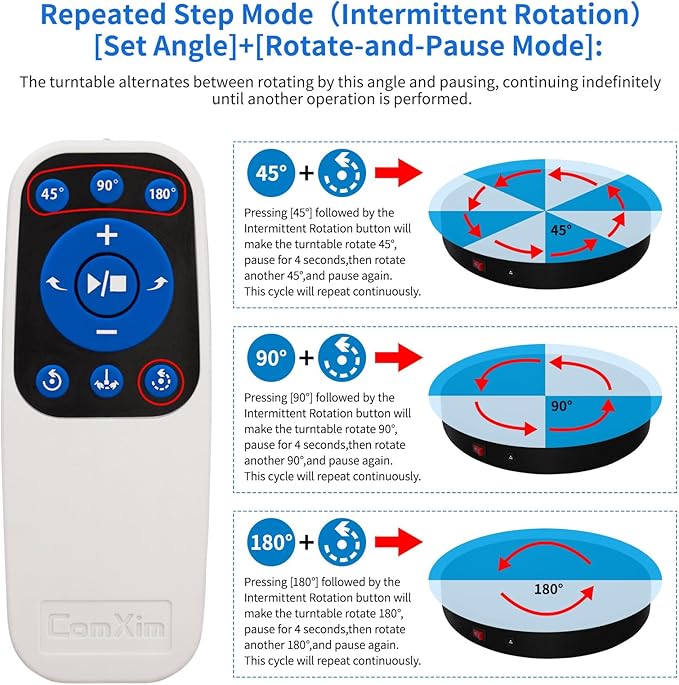 360 Rotating Platform, 13.8Inch/35cm Remote Motorized Turntable, 400lbs - Image 6