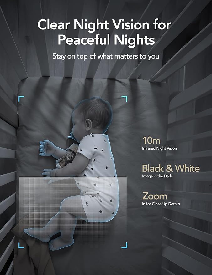 GNCC 2.4GHz Indoor Security Camera, 1080P Home Camera - Image 5