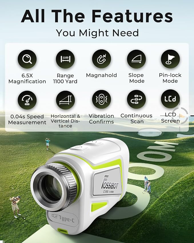 FOSSIBOT Range Finder Golf Rangefinder - Image 2