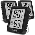 Indoor Humidity Meter Hygrometer 3Pack, Room Thermometer by Vaikby