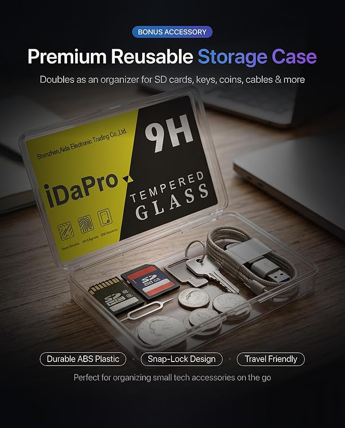 iDaPro Tempered Glass Screen Protector - Image 3