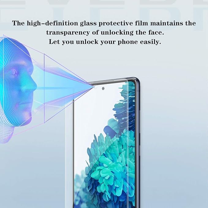 Galaxy S20 FE HD Clear Tempered Glass Screen Protector + Camera Lens Protectors - Image 4