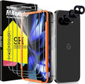 Milomdoi 3 Pack Tempered Glass for Google Pixel 9A Screen Protector by Milomdoi
