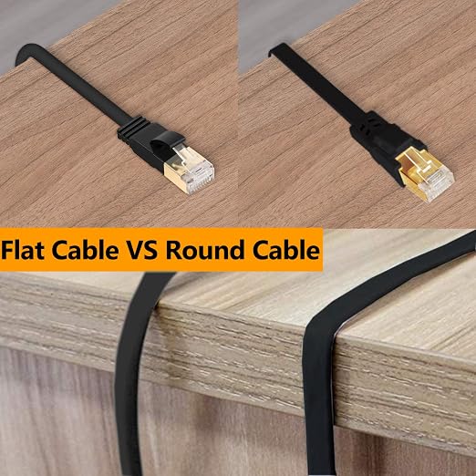 Cat8 Ethernet Cable, Outdoor&Indoor, 50 FT Heavy Duty High Speed Cat 8 LAN - Image 6