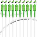 10Pack - 10m SC/APC to SC/APC Fiber Optic Internet Cable, Armored Single Mode by Bangun