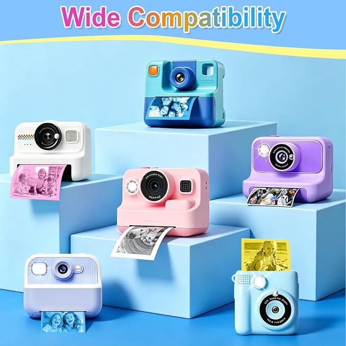 18 Rolls Kids Camera Paper Roll Refill Compatible - Image 3