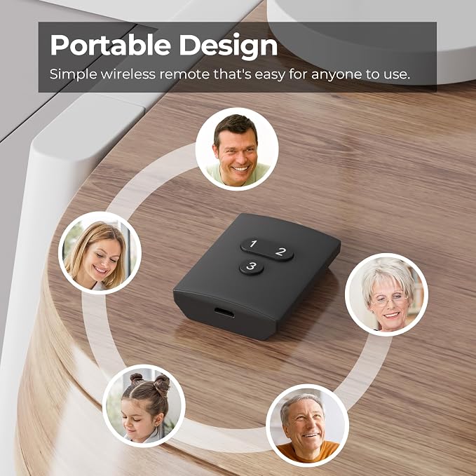 THIRDREALITY Smart Button ZB2, ZigBee Hub Required, 3 Wireless Button, Remote - Image 3