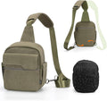 Cwatcun Camera Sling Bag Compact Small Camera Case, Waterproof Canvas Crossbody by FocusonCameraBag