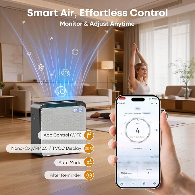BURTRAN A31 HEPA14 Air Purifier - Image 8