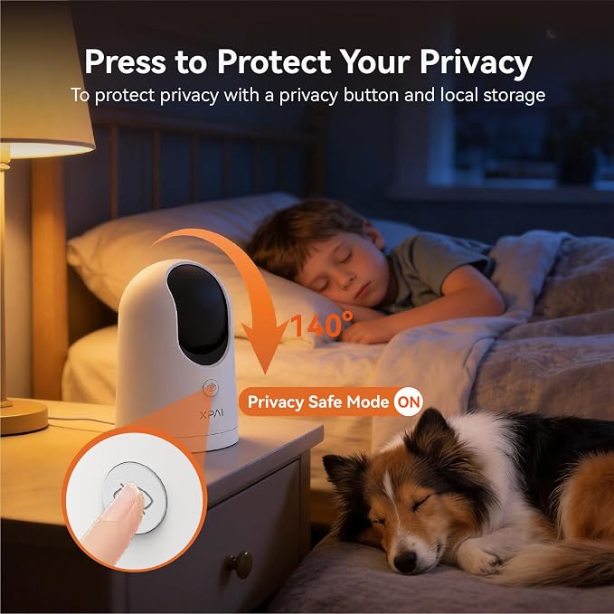 4K UHD Indoor Camera, 64G Built-in Storage No Subscription, Pet Camera Indoor - Image 6