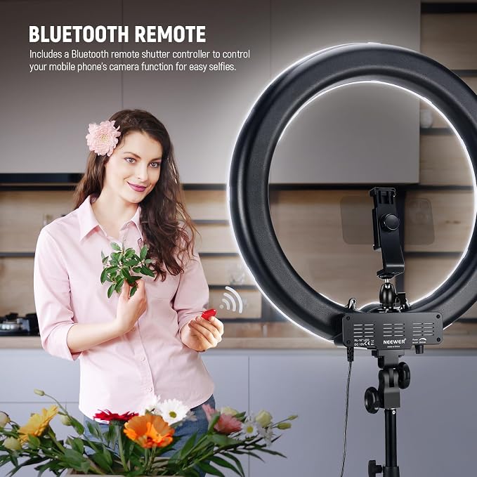 NEEWER 18 Inch/45cm LED Ring Light - Image 5