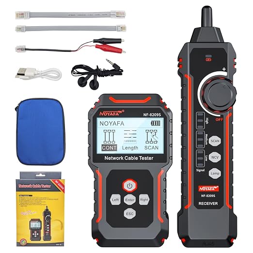 Network Cable Tester NF-8209S, Wire Tracer by RockyMars
