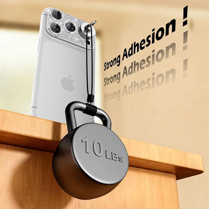imluckies Compatible with iPhone 17 Pro Camera Lens Protector Bling, Ultra HD - Image 6