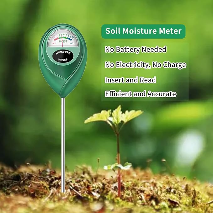 Soil Moisture Meter, 2 Pack Long Probe Soil Moisture Monitor - Image 2