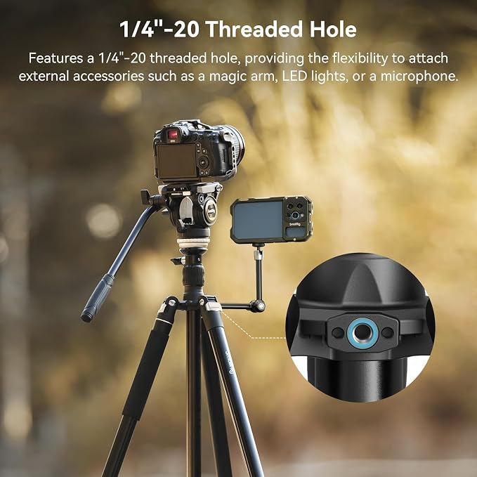 SmallRig CT210 Video Tripod, Professional Camera Tripod Compatible - Image 8