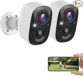 Vicohome Security Cameras Wireless Outdoor, 2K Battery Powered WiFi Cameras by MaxiVizSecurityCamera