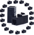 20 Pack RJ45 Coupler, Ethernet RJ45 Keystone Jack Cat6 Coupler Female to Female by VANDESAIL