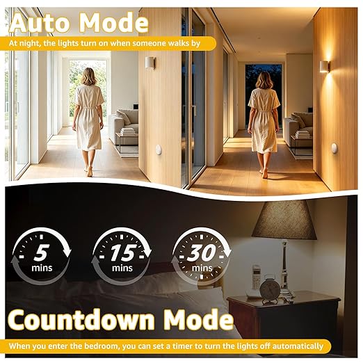 Motion Sensor Plug, PIR Sensor Plug to Auto Turn On/Off, Adjustable Detection - Image 3
