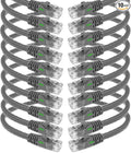 iMBAPrice - 100 FET Extra Long Gray Cat5e RJ45 Network Ethernet Patch Cable by iMBAPrice