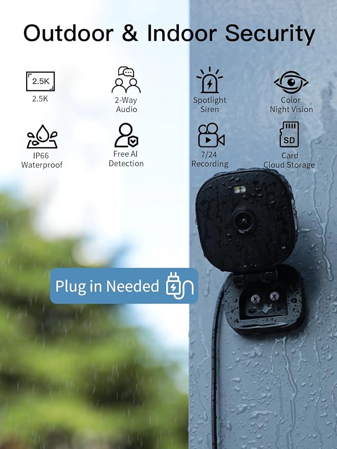 VIMTAG 4MP Security Camera Outdoor, 2.4G/5G Cameras - Image 2