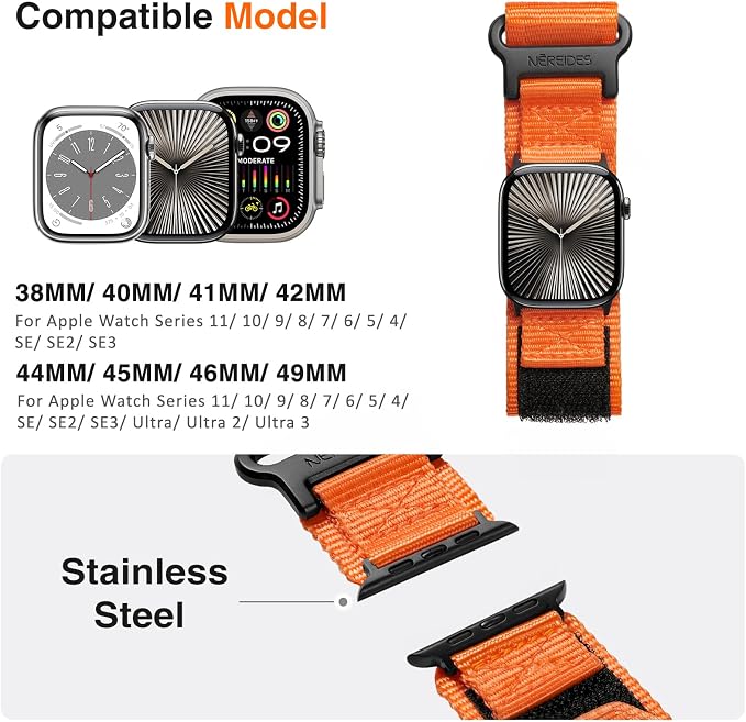 Nereides Compatible with Apple Watch Series 11 Band Series - Image 4