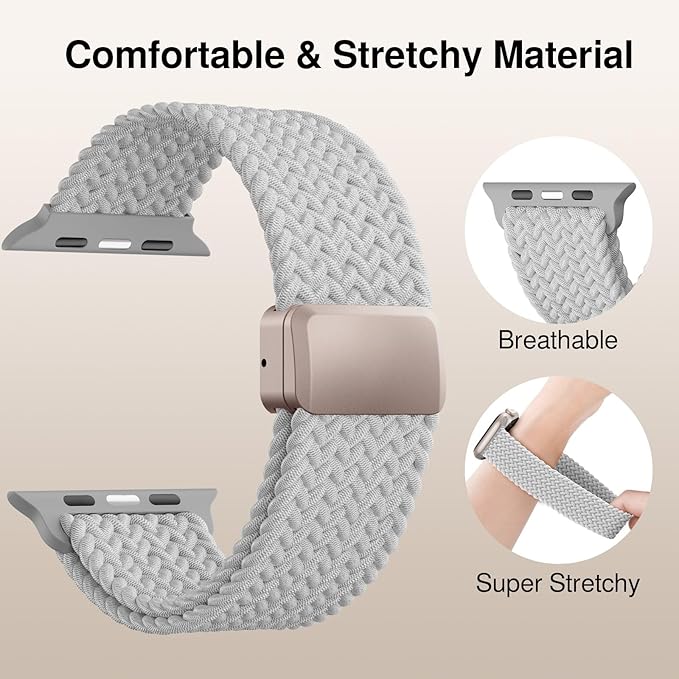 Braided Stretchy Band Compatible - Image 3