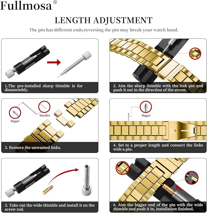 Fullmosa Metal Band Compatible - Image 5