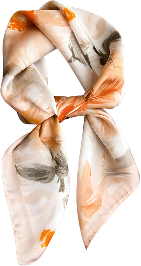 Silky Scarf for Women Lightweight Satin Bandanas Neck Hair Wrap For Sleeping by OnllhNiceScarfForWomen