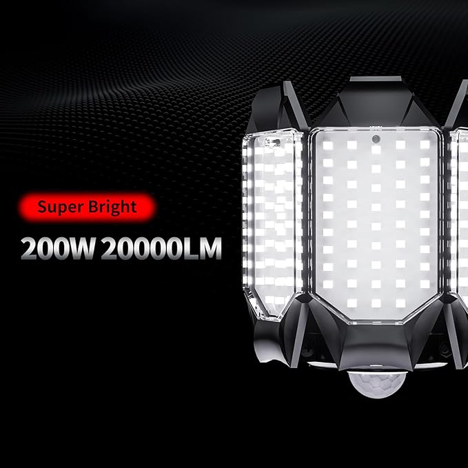 Motion Sensor Garage Light, 20000LM Garage Lights Ceiling Led Motion Activated - Image 6