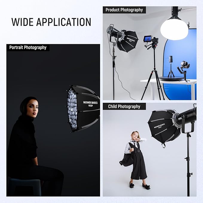 NEEWER BASICS Octagonal Softbox Kit - Image 7