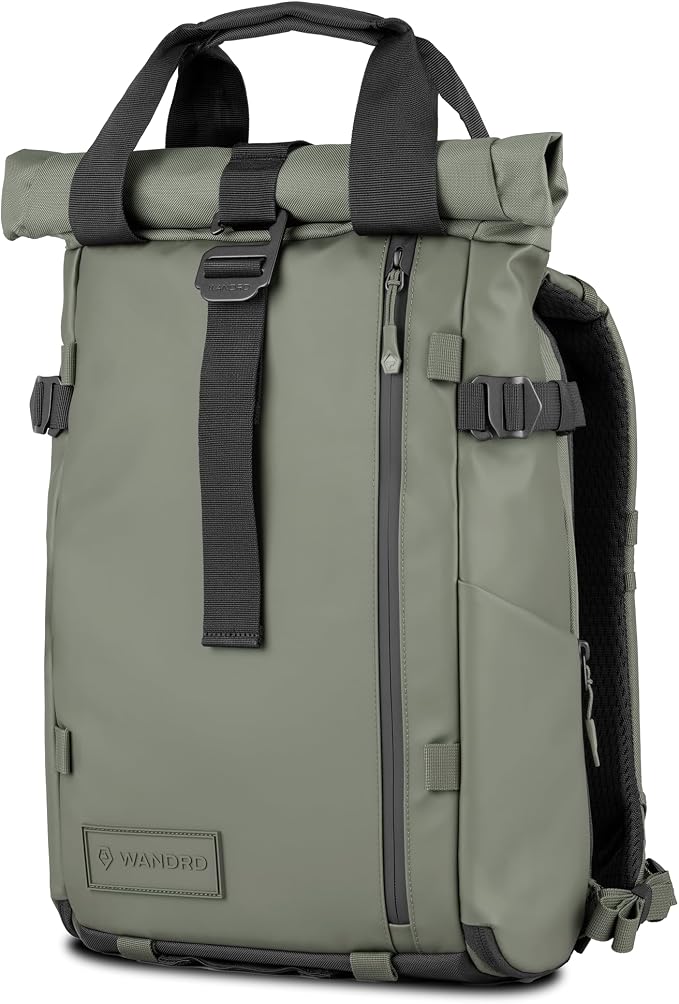 WANDRD PRVKE Rolltop 15L V4 Photography Bundle – Compact Travel Camera Backpack by WANDRD