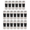 MECCANIXITY 20 Pcs F Type Coaxial Cable Compression Connectors, 75 Ohm Copper by MECCANIXITY