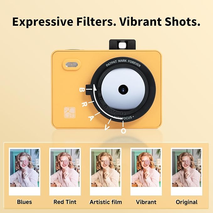 HPRT Z5 Instant Camera for Kids Adults，3 Pass Dye Sublimation, 2.1x3.4 Print - Image 5