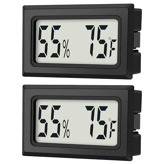 Mini Digital Thermometer 2-Pack Hygrometer Indoor Humidity Monitor Temperature by DWEPTU